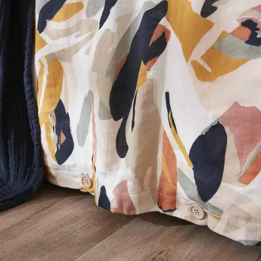 Eminza Housse De Couette Gaze De Coton (240 X 220 Cm) Mathilda Multicolore