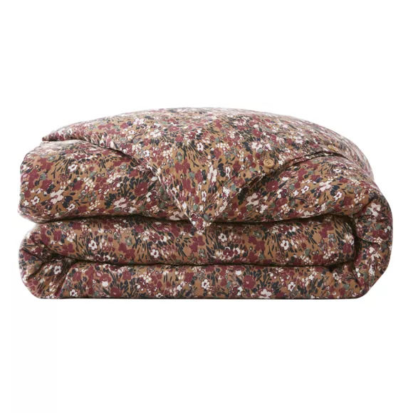 Eminza Housse De Couette Gaze De Coton (260 X 240 Cm) Constance Camel