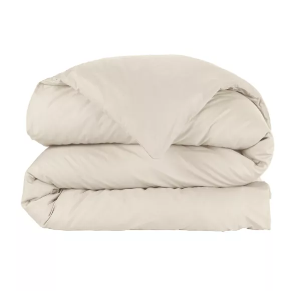 Eminza Housse De Couette Percale De Coton (200 X 200 Cm) Cali Beige
