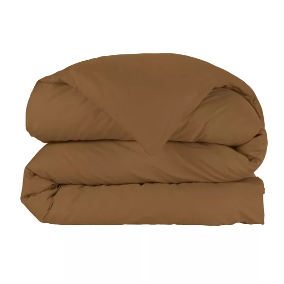 Eminza Housse De Couette Percale De Coton (260 X 240 Cm) Cali Cappuccino