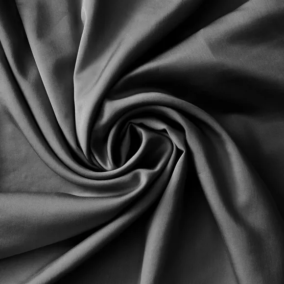 Eminza Housse De Couette Satin De Bambou (240 X 220 Cm) Salomé Noir