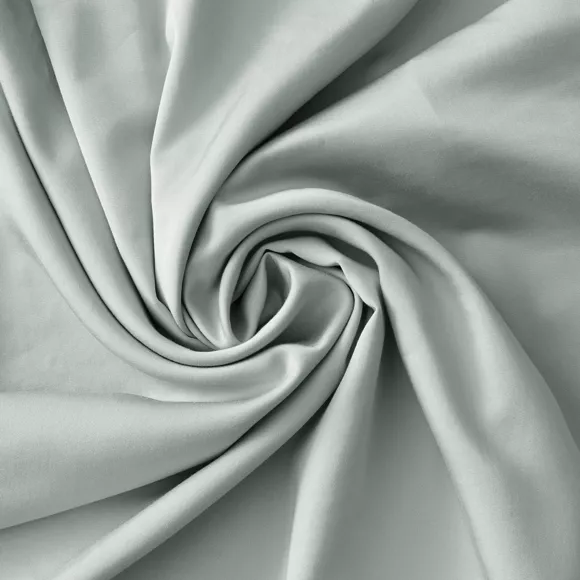 Eminza Housse De Couette Satin De Bambou (260 X 240 Cm) Salomé Vert Eucalyptus