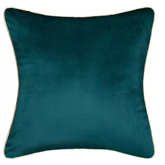 Eminza Housse De Coussin Carrée (40 X 40 Cm) Feel Bleu Canard