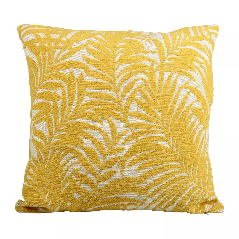 eminza Housse de coussin carrée (40 x 40 cm) Sauvage Jaune