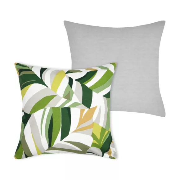 Eminza Housse De Coussin Carrée Coton (40 X 40 Cm) Kochia Verte