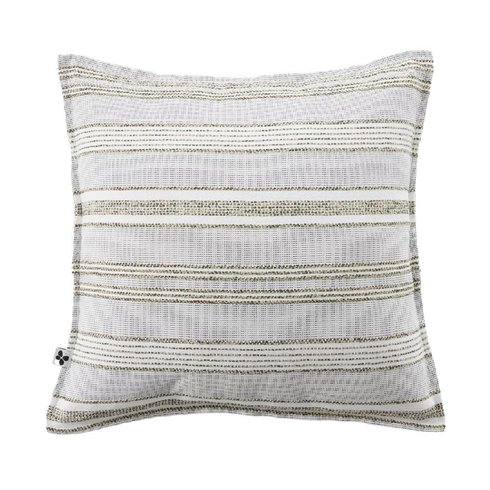 eminza Housse de coussin extérieur carrée (45 x 45 cm) Doris Vert nénuphar
