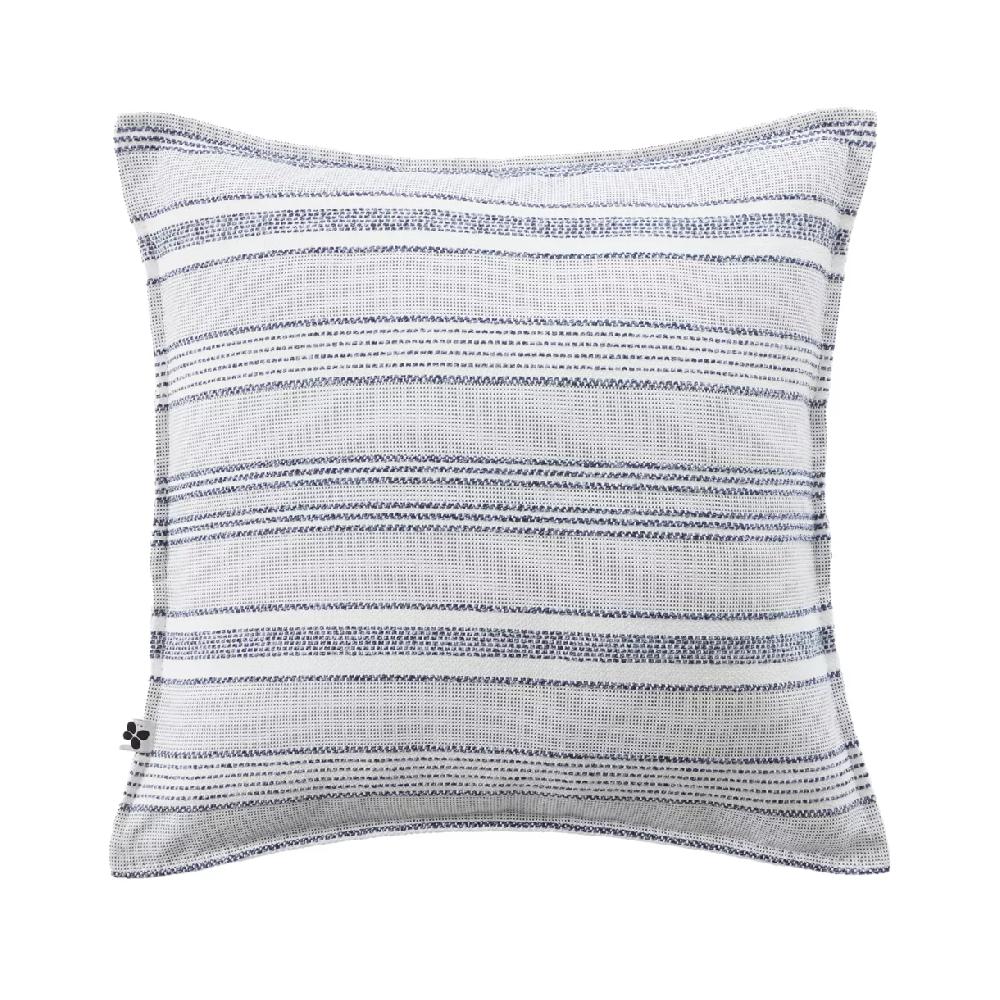 eminza Housse de coussin extérieur carrée (45 x 45 cm) Doris Bleu nuit