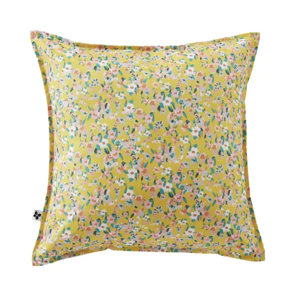 Eminza Housse De Coussin Extérieur Carrée (45 X 45 Cm) Manon Jaune