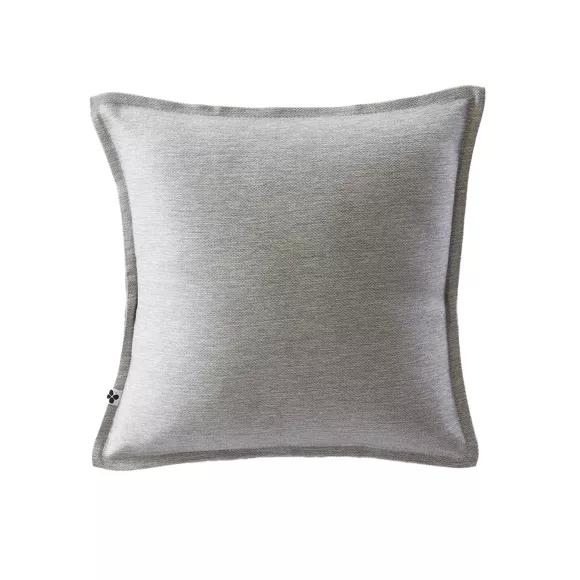Eminza Housse De Coussin Extérieur Carrée (45 X 45 Cm) Naia Gris Galet