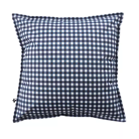 Eminza Housse De Coussin Extérieur Carrée (45 X 45 Cm) Vickie Bleu Nuit