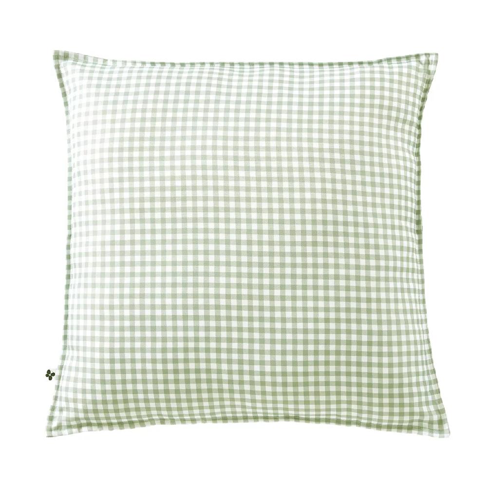 eminza Housse de coussin extérieur carrée (45 x 45 cm) Vickie Vert eucalyptus
