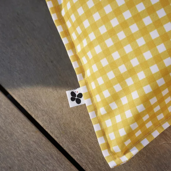 Eminza Housse De Coussin Extérieur Rectangulaire (40 X 60 Cm) Vickie Jaune