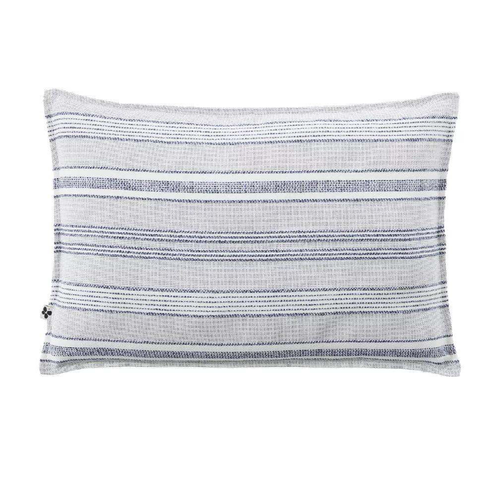 eminza Housse de coussin extérieur rectangulaire (40 x 60 cm) Doris Bleu nuit