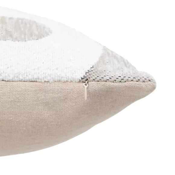 Eminza Housse De Coussin Rectangulaire (30 X 50 Cm) Jeni Beige