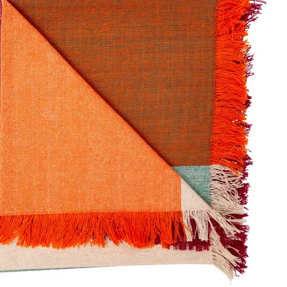 Eminza Jeté De Lit Coton (130 X 180 Cm) Madras Multicolore