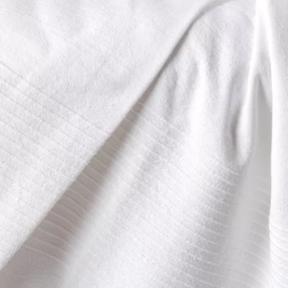 Eminza Jeté De Lit Coton Tissé (130 X 160 Cm) Léa Blanc