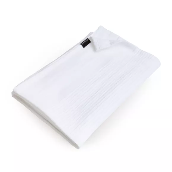 Eminza Jeté De Lit Coton Tissé (130 X 160 Cm) Léa Blanc