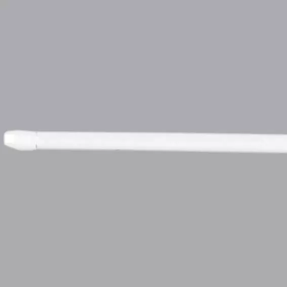 Eminza Kit De 2 Tringles Extensibles Ovales (60 à 80 Cm) Blanc