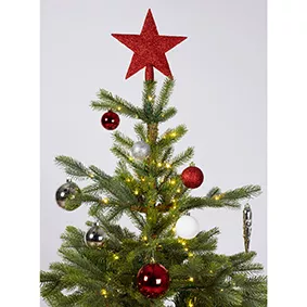Eminza Kit De Décoration De Sapin De Noël Novae Multi Blanc / Rouge