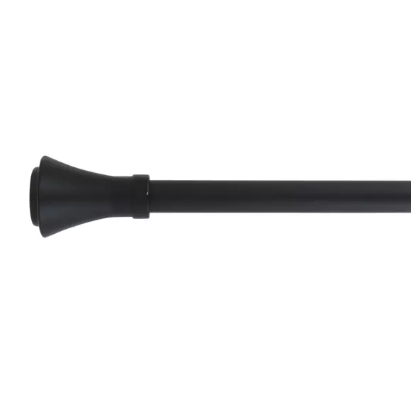 Eminza Kit De Tringle Extensible (L120 - L210 Cm / D19 Mm) Brasserie Noir Mat