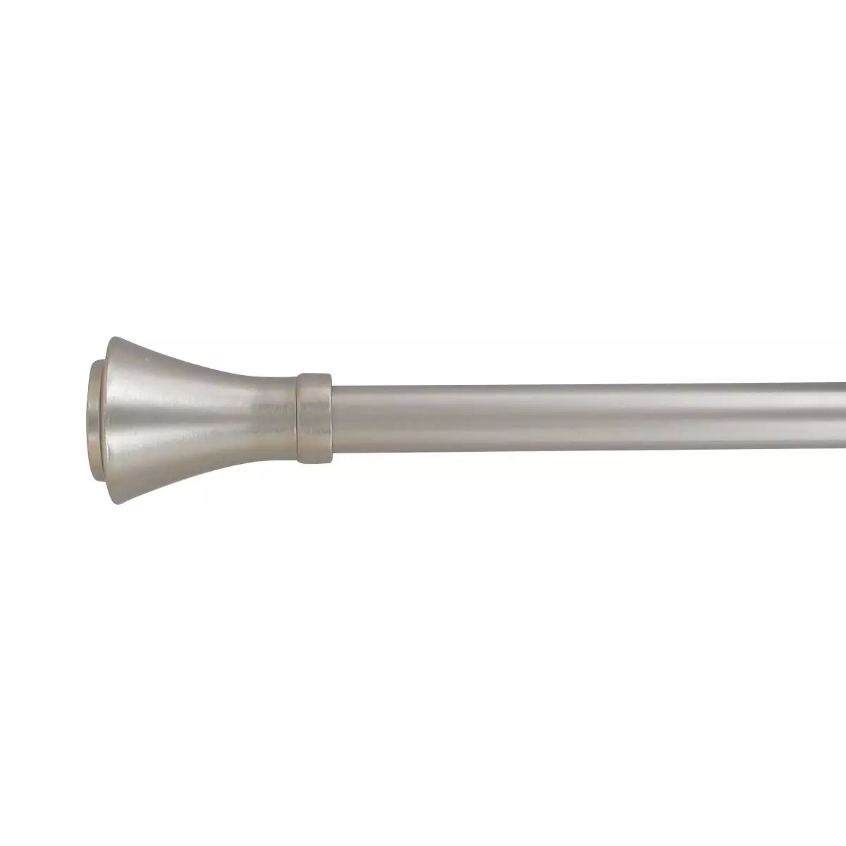 eminza Kit de tringle extensible (L120 - L210 cm / D19 mm) Brasserie Argent