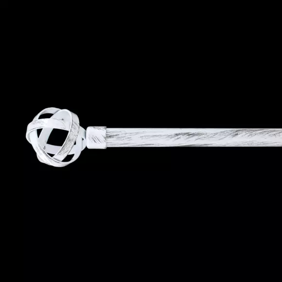 Eminza Kit De Tringle Extensible (L120 - L210 Cm / D19 Mm) Capri Blanc