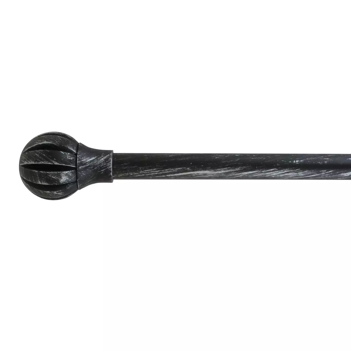 eminza Kit de tringle extensible (L120 - L210 cm / D19 mm) Touch of zen Noir