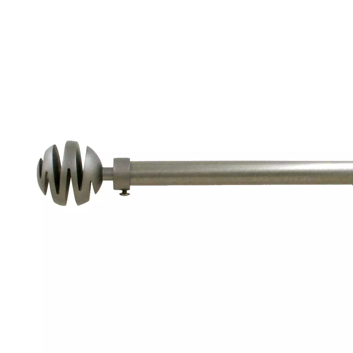 eminza Kit de tringle extensible (L120 - L210 cm / D19 mm) Villalouise Gris