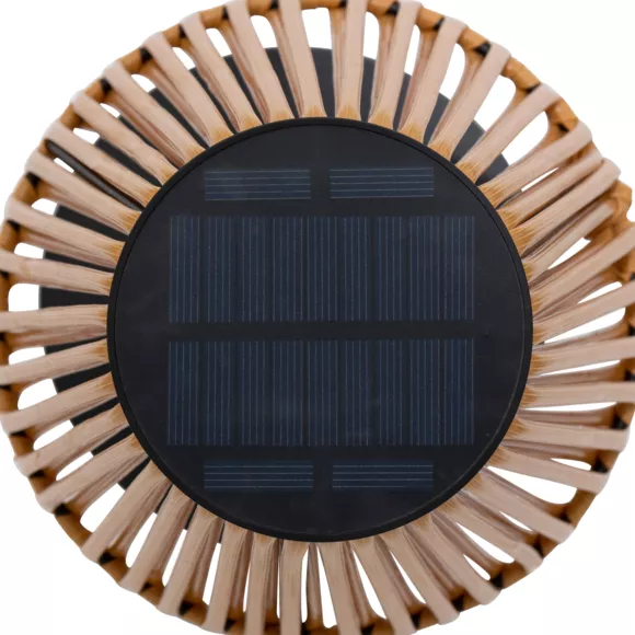 Eminza Lampadaire Extérieur Solaire (H108 Cm) Kesy Naturel