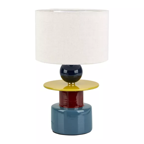Eminza Lampe à Poser Céramique (H29 5 Cm) Logic Multicolore