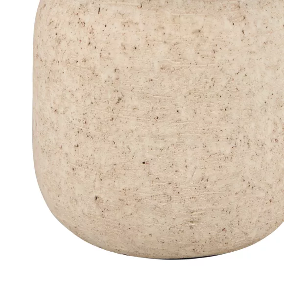 Eminza Lampe à Poser Céramique (H40 Cm) Finland Beige