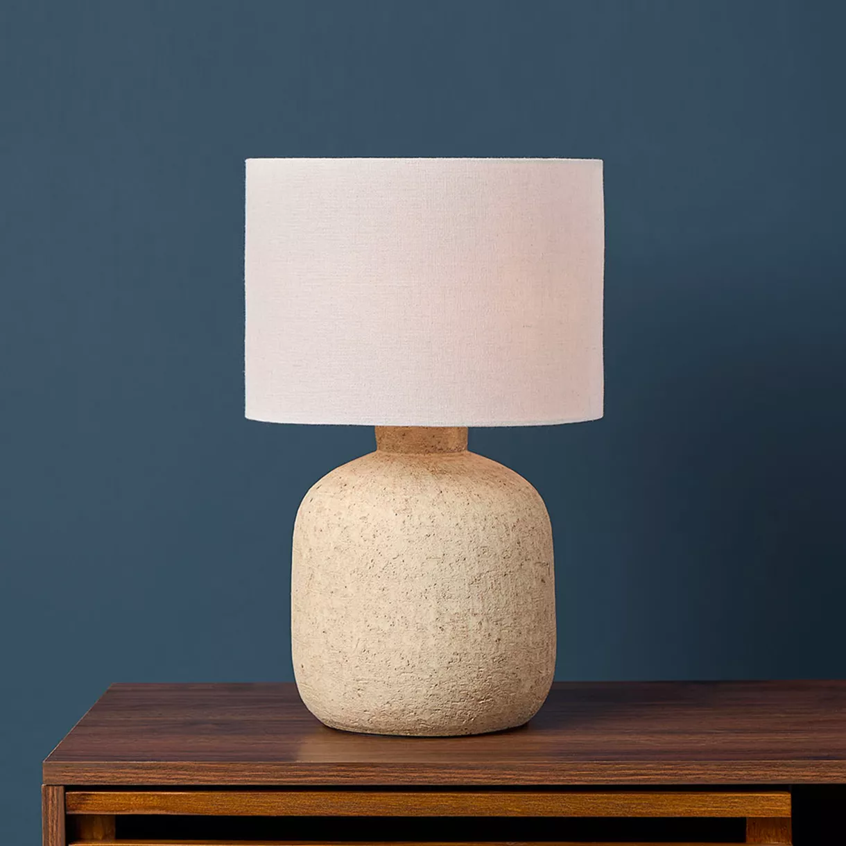 eminza Lampe à poser céramique (H40 cm) Finland Beige