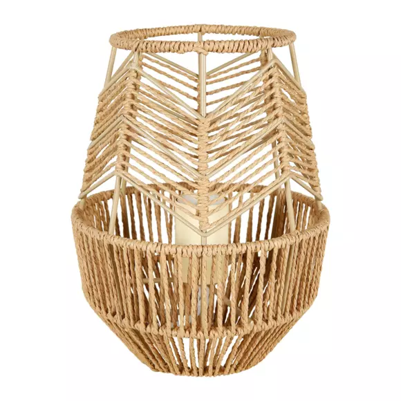 Eminza Lampe à Poser Corde Tressée (H26 Cm) Ajay Naturel