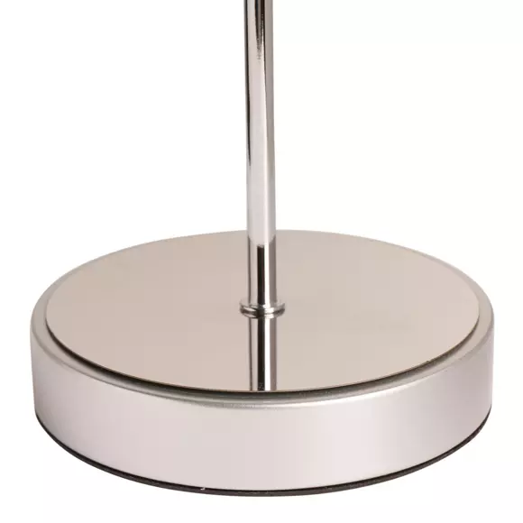 Eminza Lampe à Poser Design LED (H20 Cm) Stellar Argent