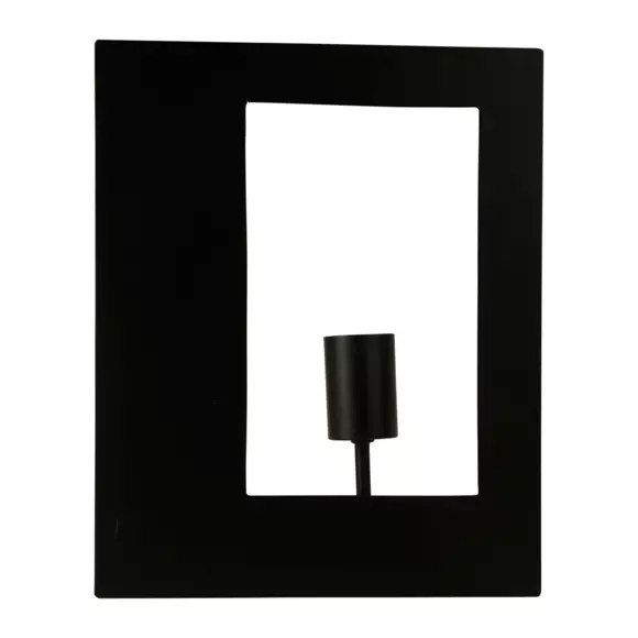 Eminza Lampe à Poser Design Métal (H33 5 Cm) Cuadro Noir