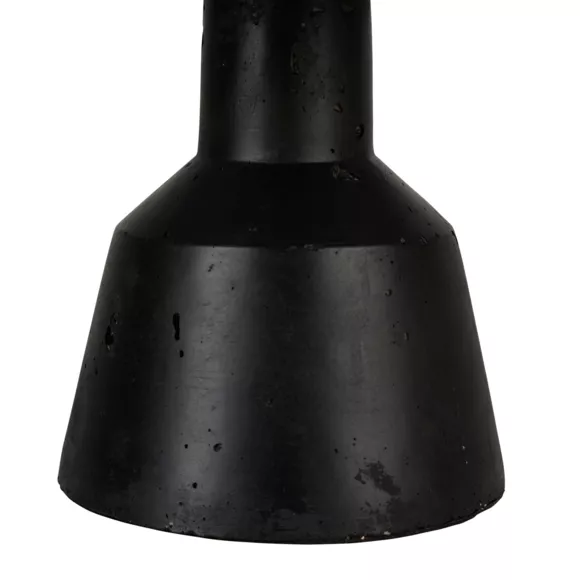 Eminza Lampe à Poser En Ciment (H29 Cm) Portland Noir Et Beige