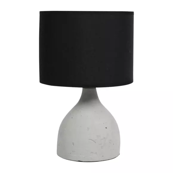 Eminza Lampe à Poser En Ciment (H31 5 Cm) Portland Grise