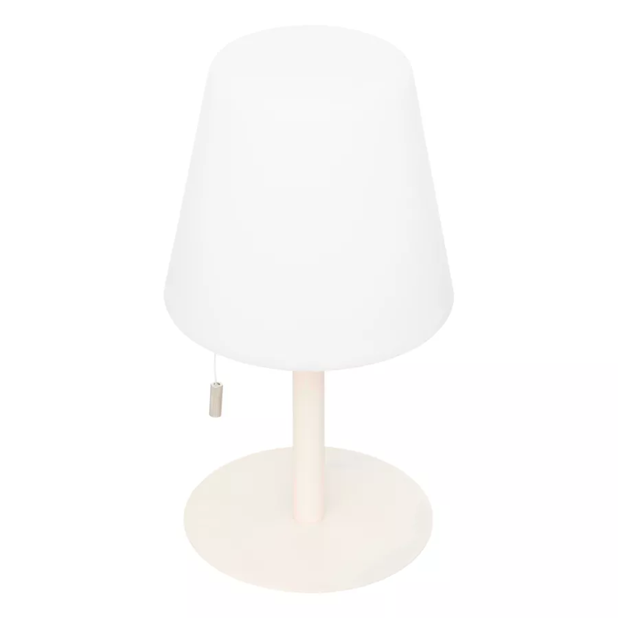 Eminza Lampe à Poser Extérieur LED Métal (H30 5 Cm) Zack Beige
