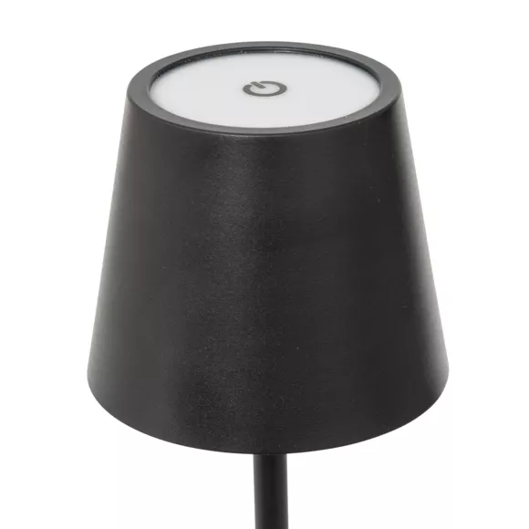 Eminza Lampe à Poser Extérieur LED Métal (H37 Cm) Cody Noir