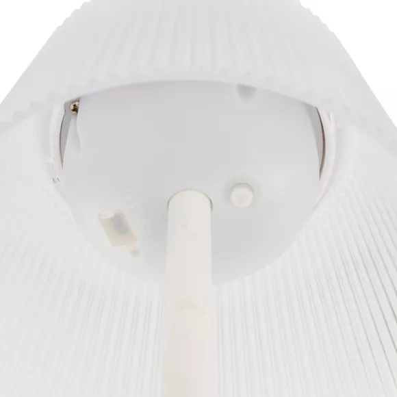 Eminza Lampe à Poser Extérieur Solaire/USB (H20 Cm) Katy Blanche