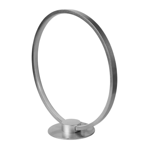 Eminza Lampe à Poser Moderne LED (D29 5 Cm) Cercle Argent
