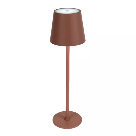 Eminza Lampe De Table Sans Fil Rechargeable USB 48 LED (H37 Cm) Brooklyn Terracotta