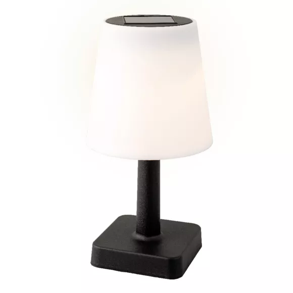 Eminza Lampe De Table Sans Fil Rechargeable USB LED (H23 Cm) Soho Noir