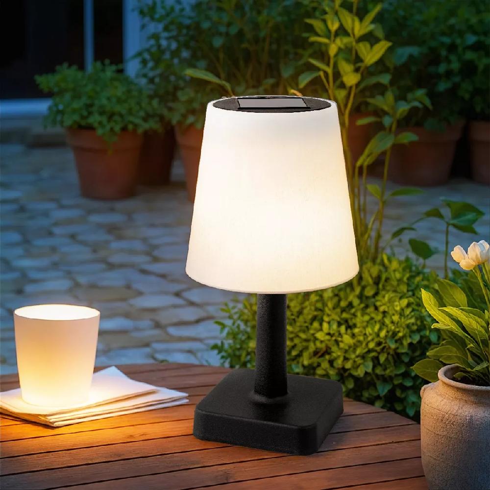 eminza Lampe de table sans fil rechargeable USB LED (H23 cm) Soho Noir
