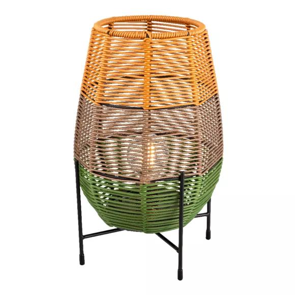 Eminza Lampe De Table Solaire LED (H31 Cm) Vernazza Multicolore