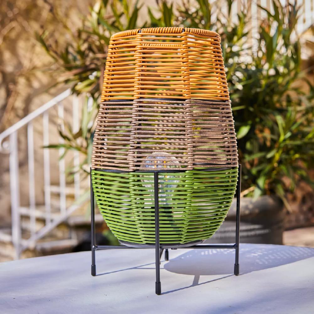 eminza Lampe de table solaire LED (H31 cm) Vernazza Multicolore