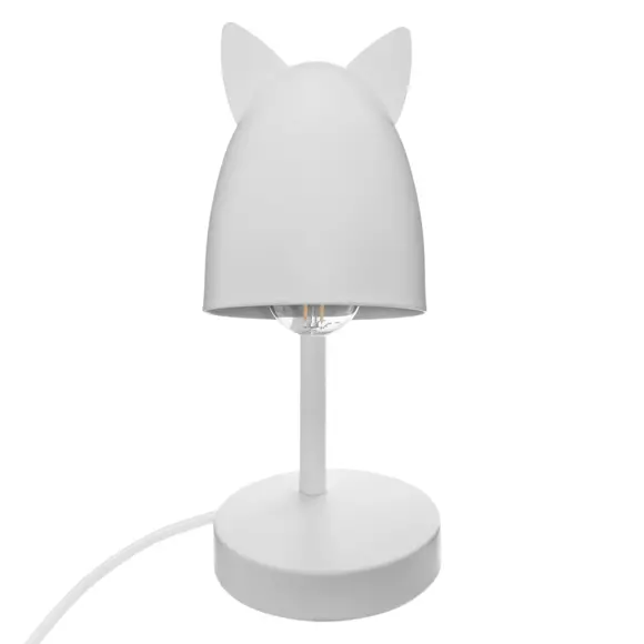 Eminza Lampe Enfant à Poser (H31 Cm) Oreilles Blanche