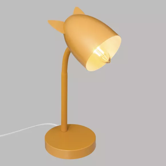 Eminza Lampe Enfant à Poser (H31 Cm) Oreilles Jaune Ocre