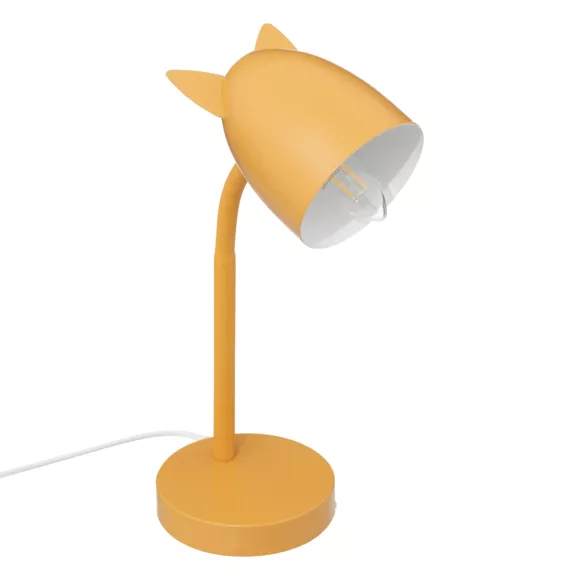 Eminza Lampe Enfant à Poser (H31 Cm) Oreilles Jaune Ocre