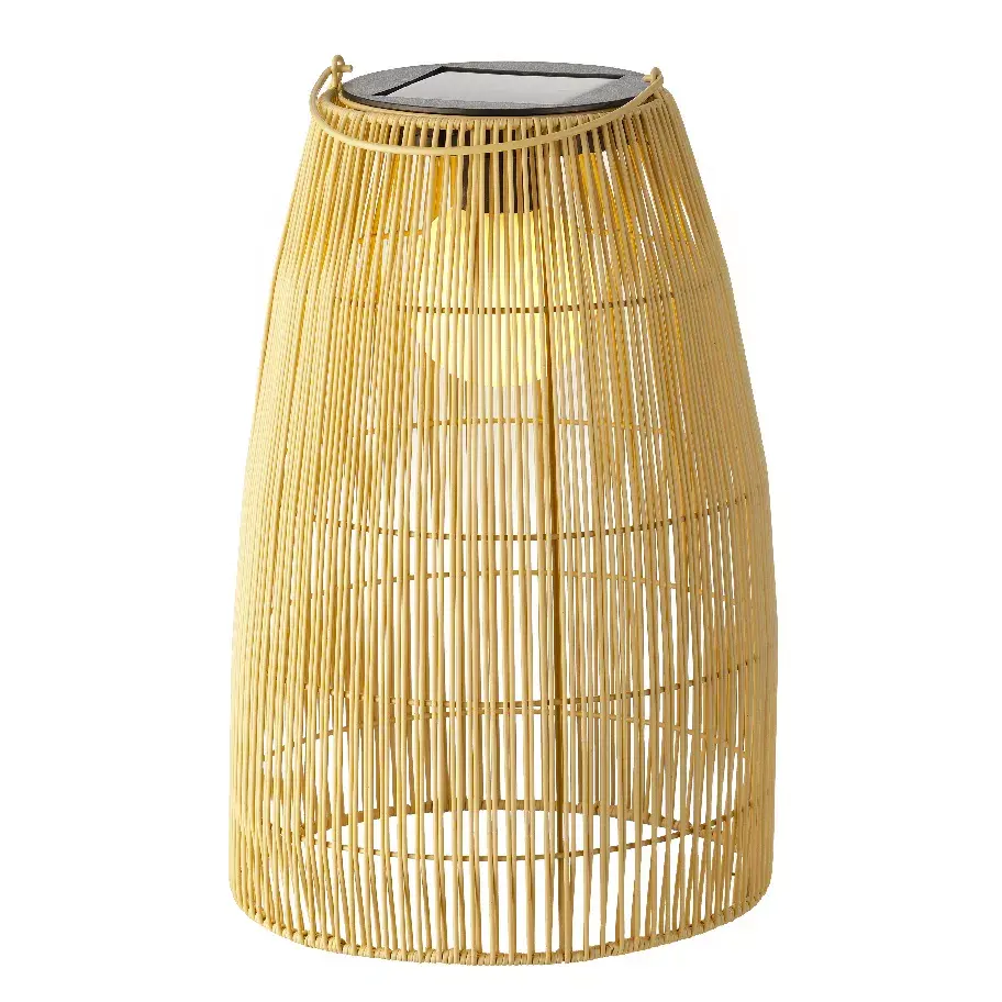 eminza Lanterne de jardin solaire LED (H43 cm) Jungle Naturel